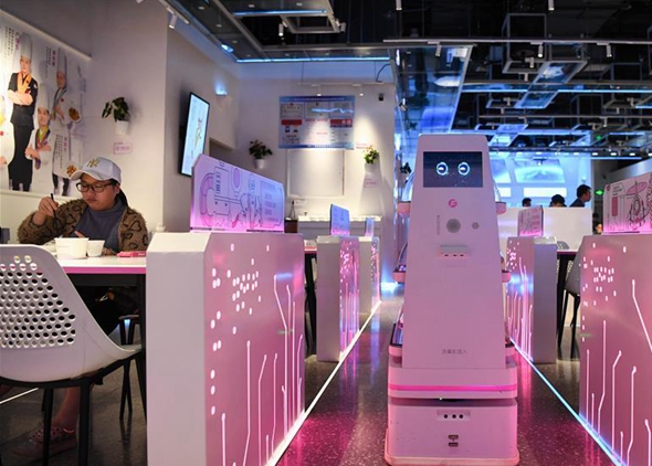 Restaurant Featuring Intelligent Serving Robots Makes Debut 